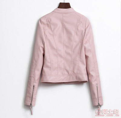 【MILUOSIYU機車皮衣女式皮衣短款修身皮夾克PU小外套2017春裝機車服廠家直銷20160001】平湖市子萱服裝店 - 產品庫